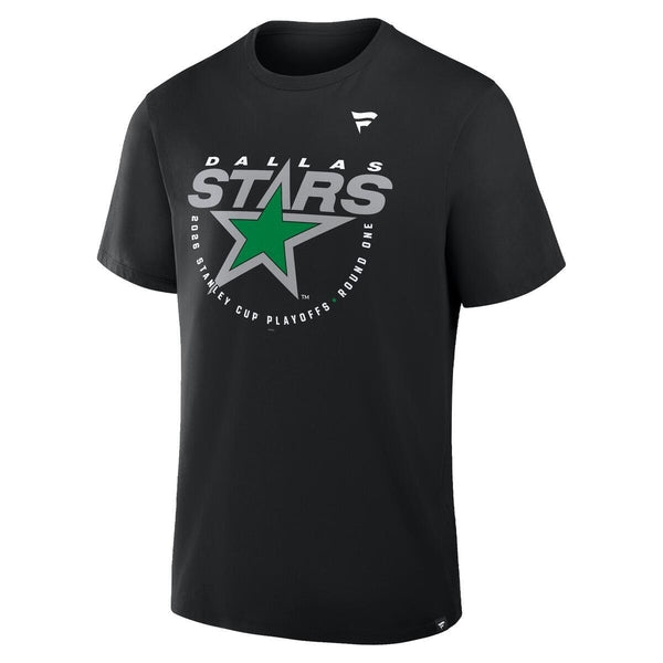 DALLAS STARS FANATICS 2026 ROUND 1 PLAYOFF ROSTER TEE - FRONT VIEW