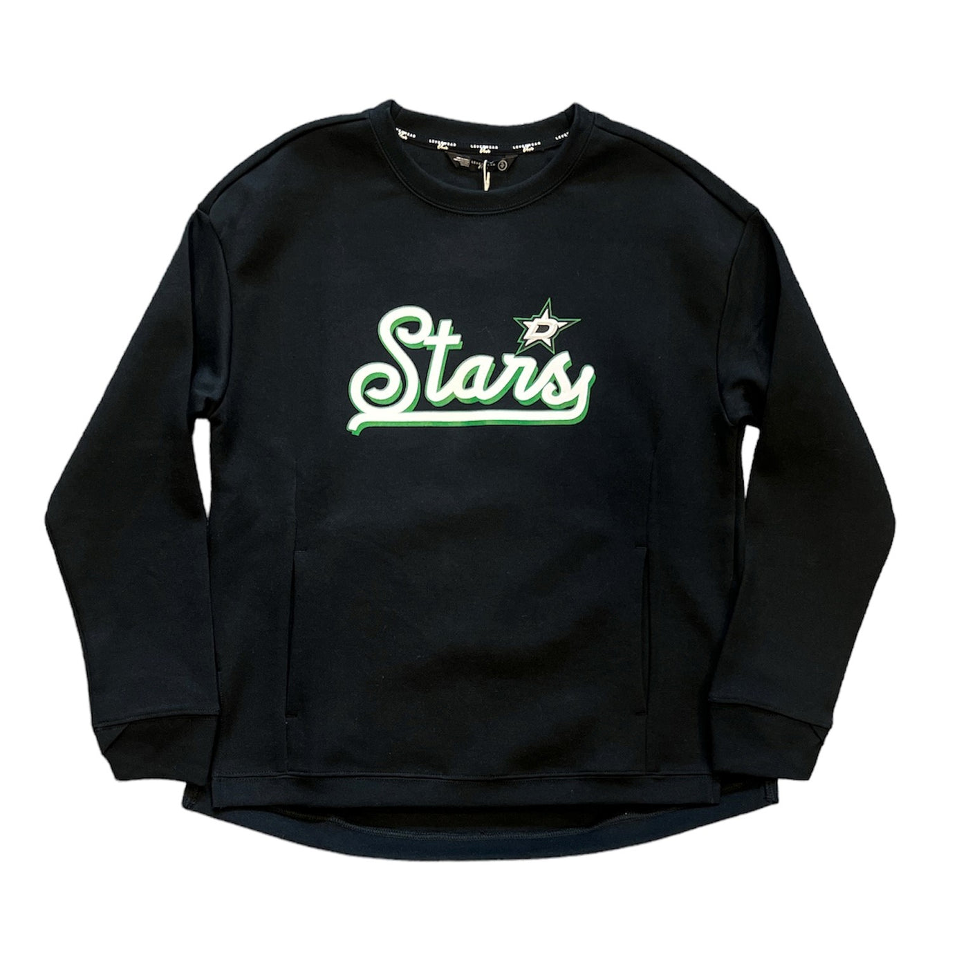 DALLAS STARS LEVELWEAR WMN FIONA CREW - Photo of front view of sweater