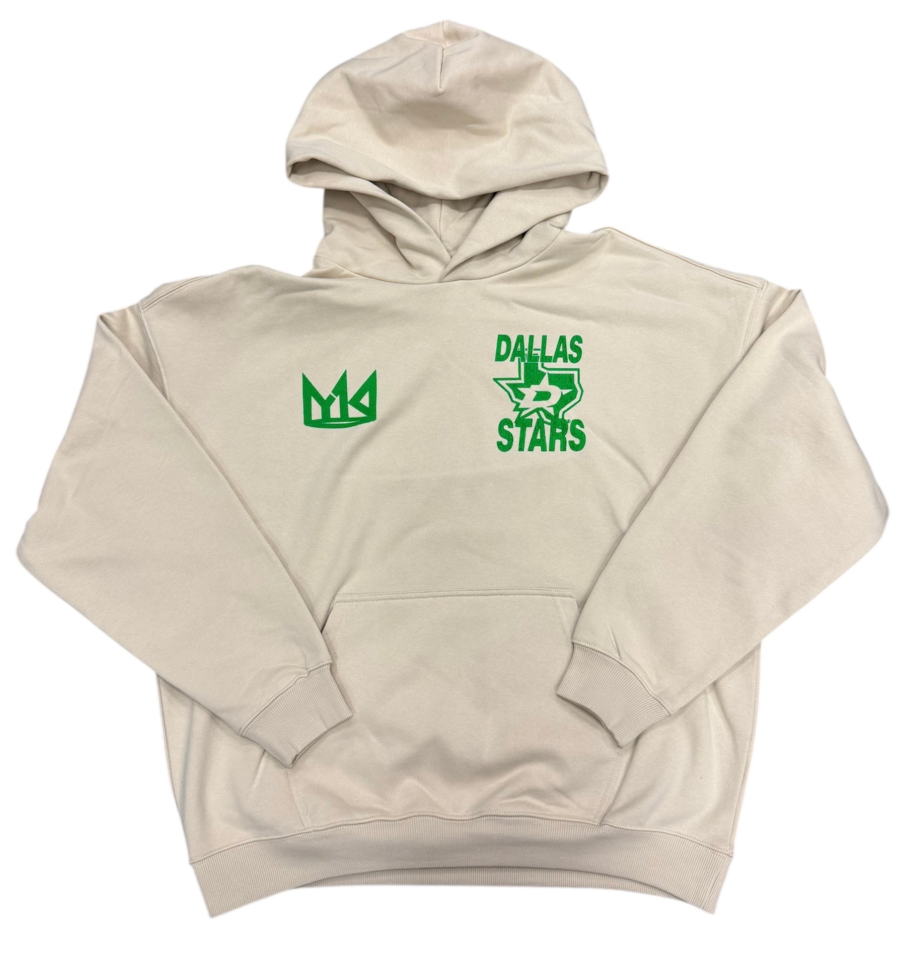 DALLAS STARS X YK1K HEAVYWEIGHT HOODY - FRONT VIEW