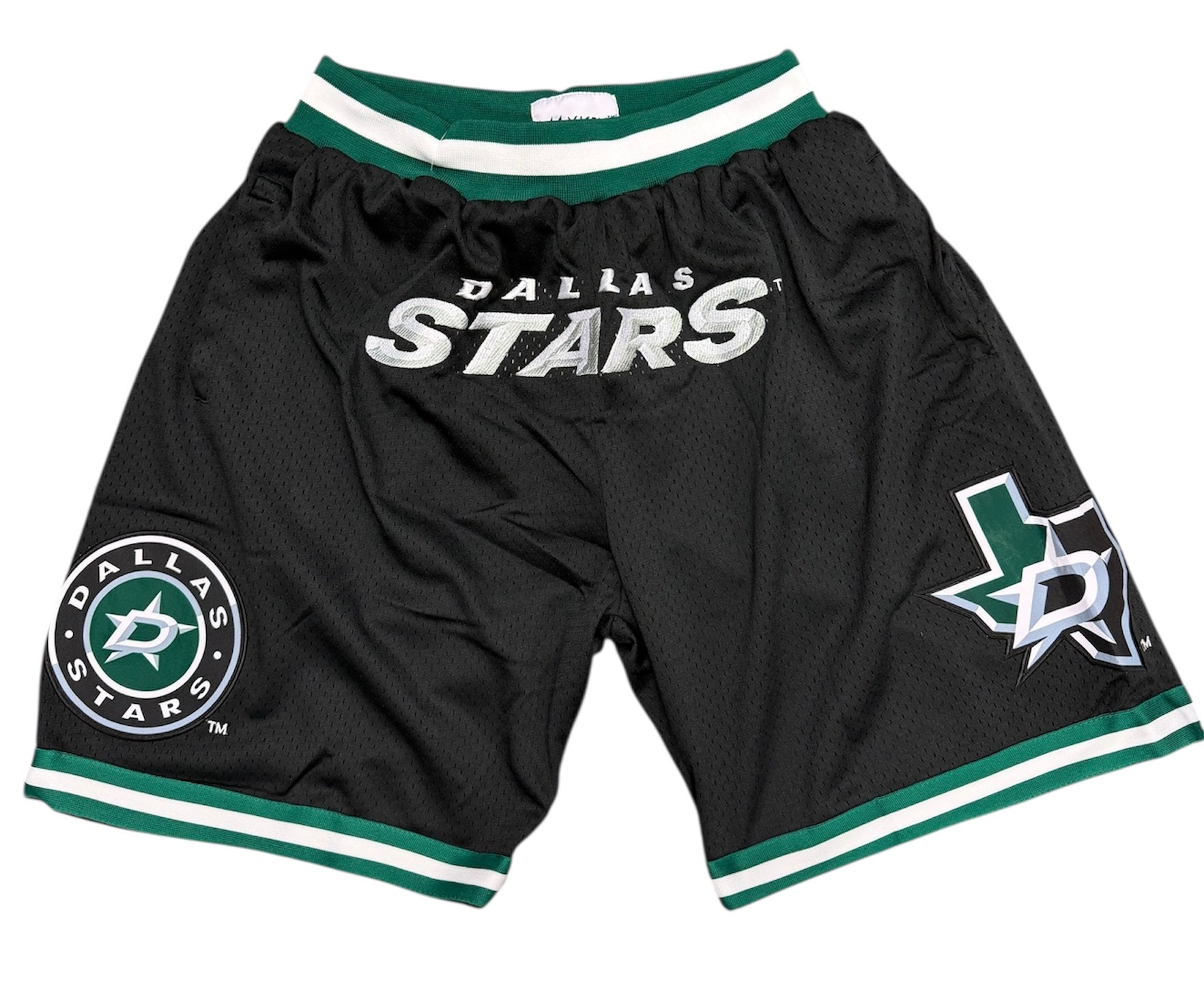 DALLAS STARS X YK1K BASKETBALL SHORTS - front view 
