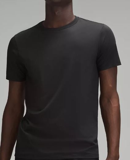 Photo of Lululemon model wearing Fundamental Tee in Black