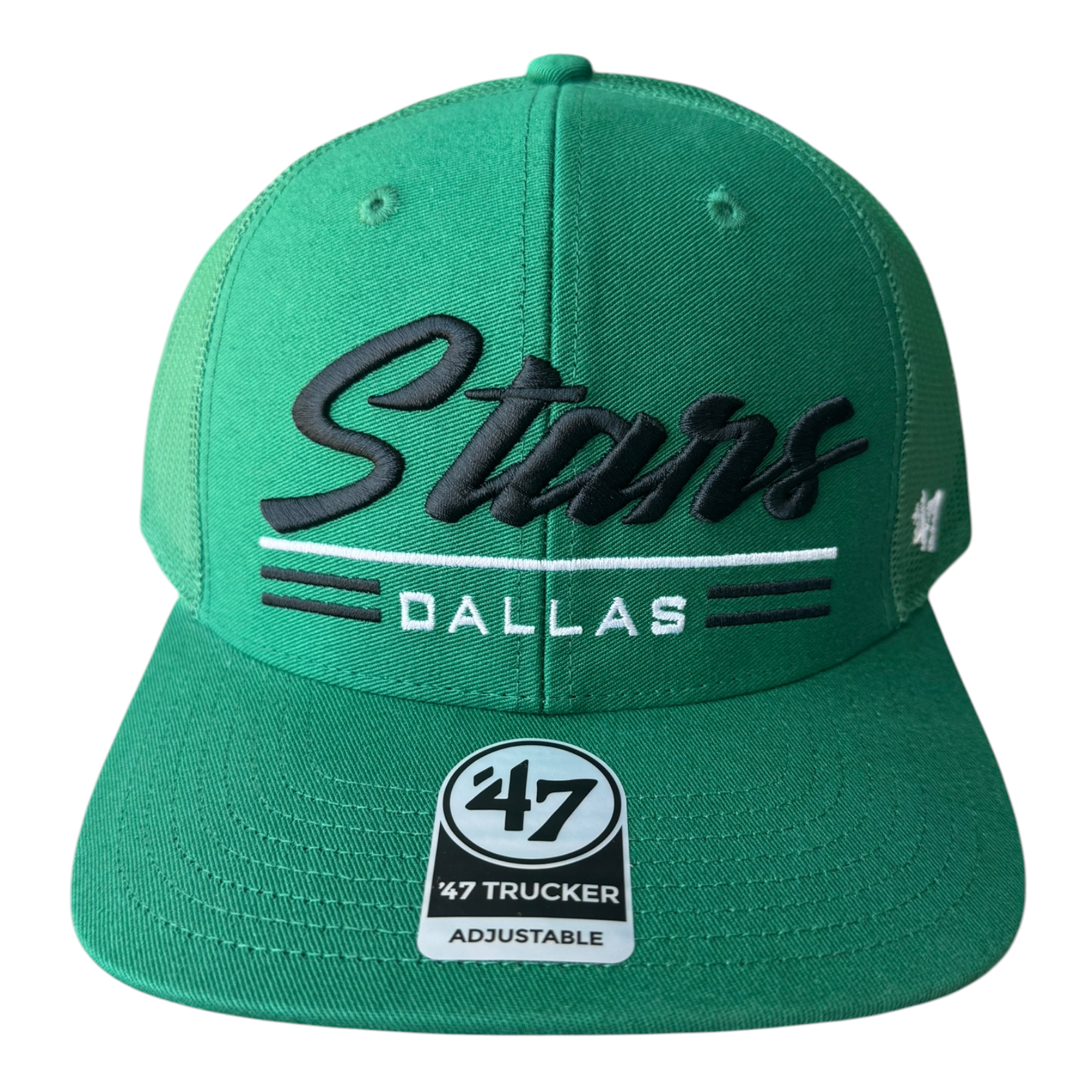 DALLAS STARS GARNER TRUCKER CAP - FRONT VIEW