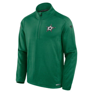 Photo of Dallas Stars Fanatics Green Quarter Zip - Front view