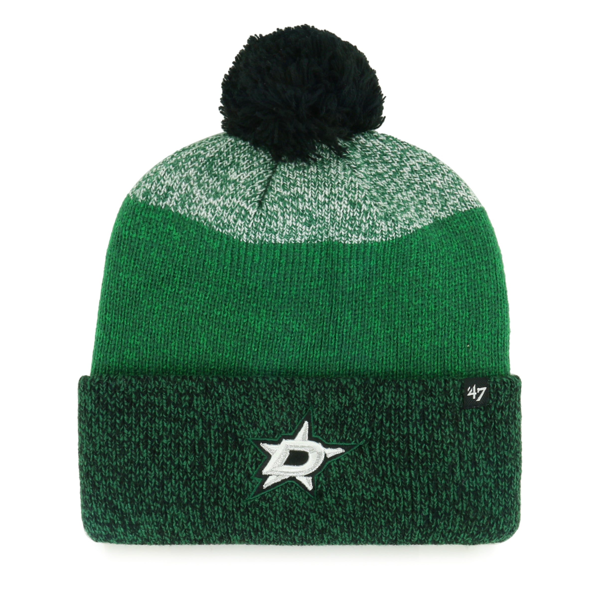 DALLAS STARS DARK FREEZE 47 CUFF KNIT - FRONT VIEW