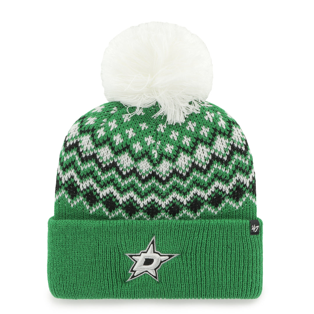 DALLAS STARS WOMENS ELSA 47 CUFF KNIT - FRONT VIEW
