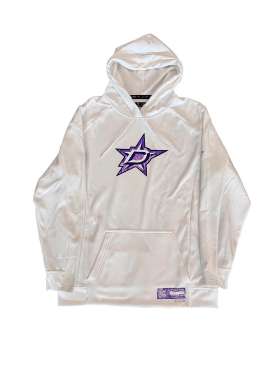 Photo of Dallas Stars Fanatics Hockey Fights Cancer Hoodie - Front View
