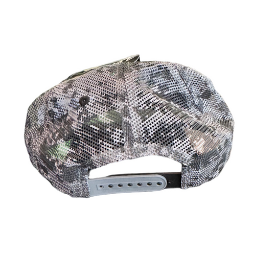 Photo of Dallas Stars Zephyr Rift Issue Adjustable Cap in Black and Gray - Back View