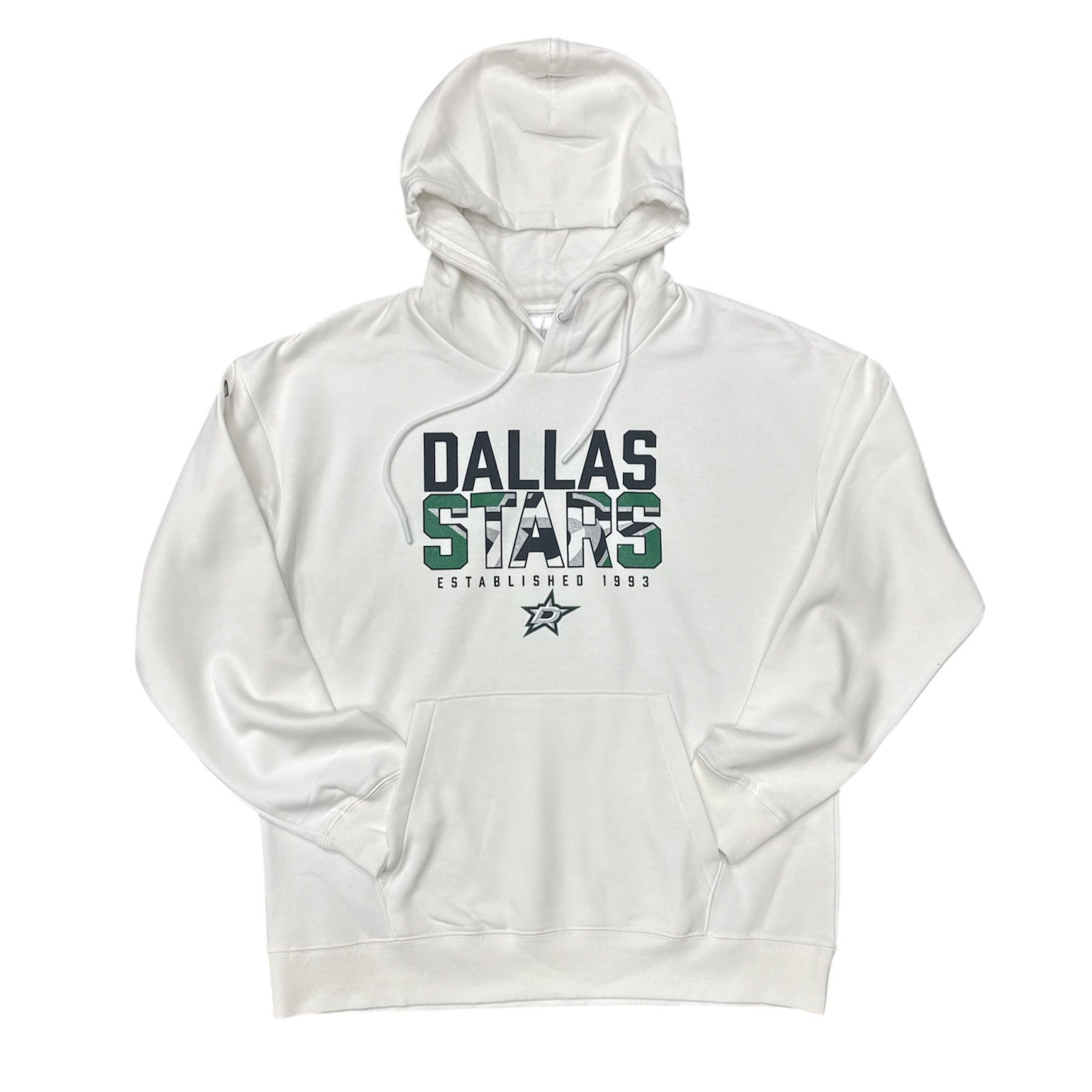 Photo of Dallas Stars Levelwear Adorn Hoody in White- Front View