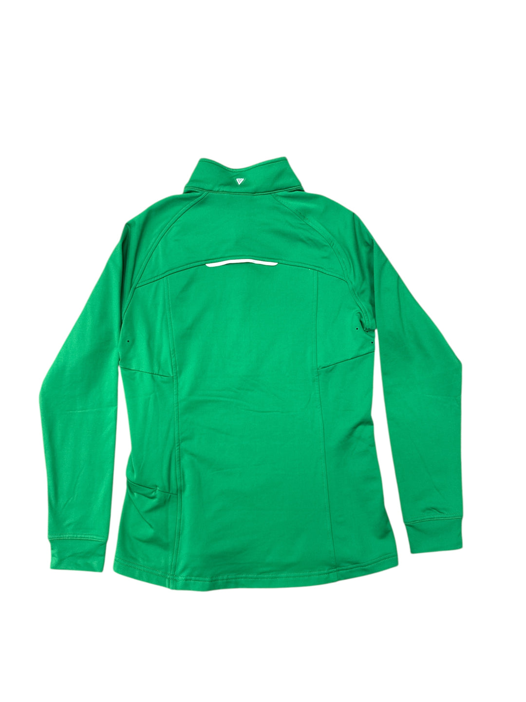 Photo of Dallas Stars Levelwear Women's Essence Quarter Zip in Green - Back View