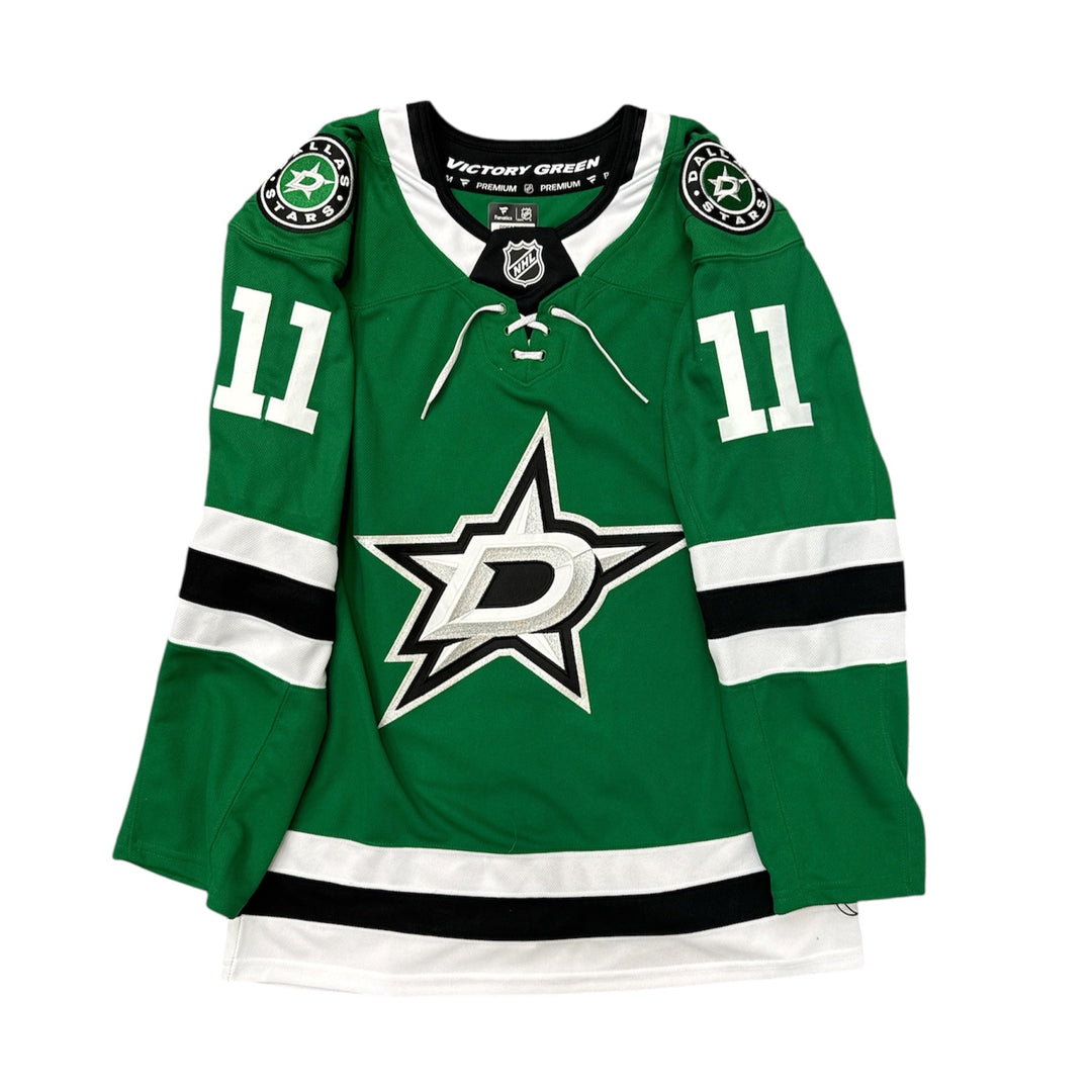 DALLAS STARS FANATICS HOME LOGAN STANKOVEN PREMIUM JERSEY - FRONT VIEW