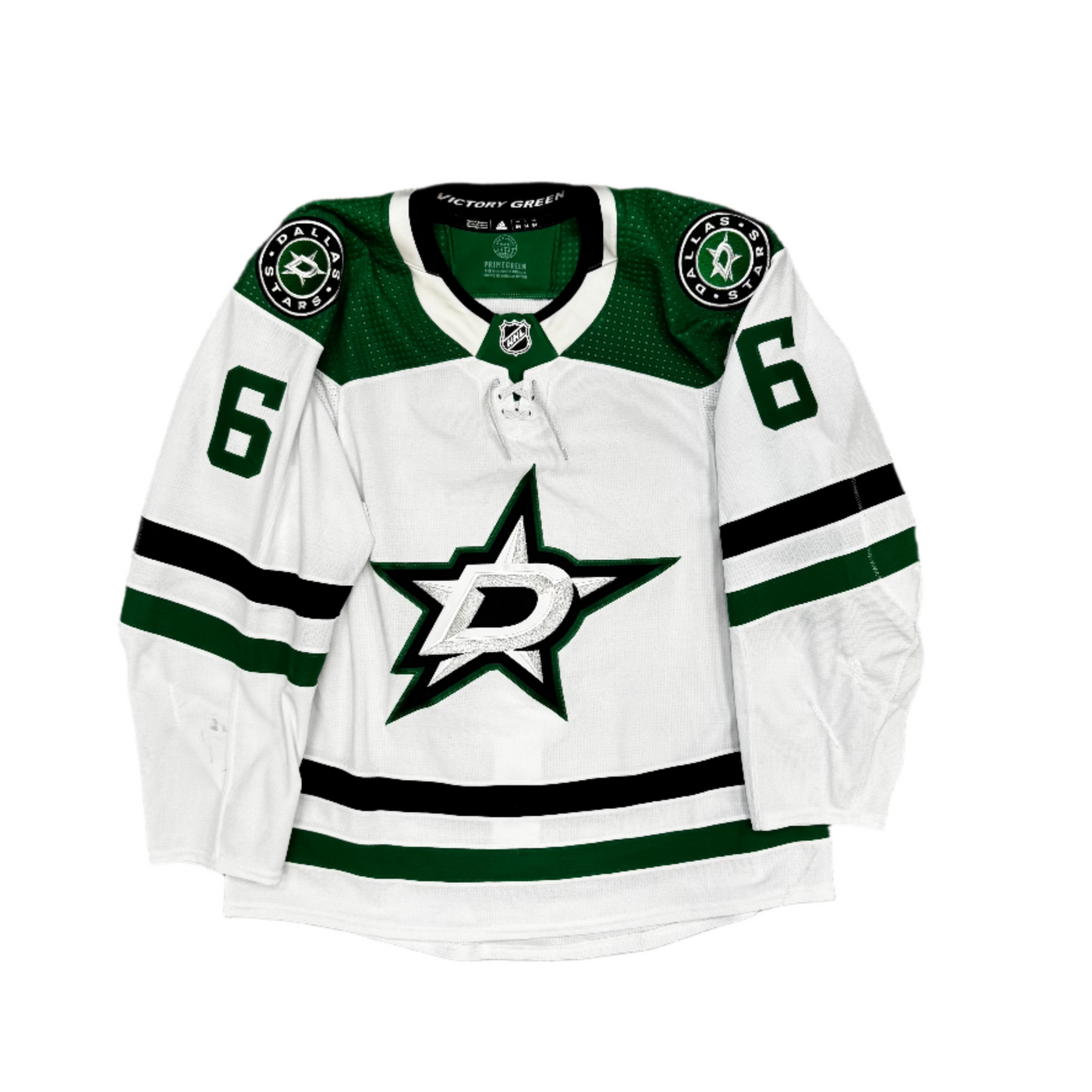 Photo of Dallas Stars Game Worn #6 Miller Away Jersey - Front View