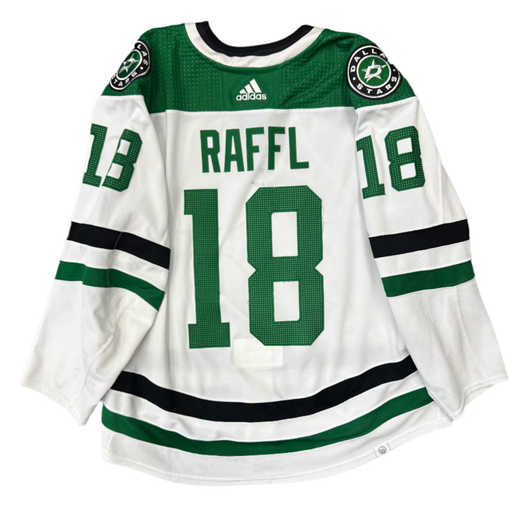 Photo of Dallas Stars Game Worn Away Michael Raffl Jersey - Back View