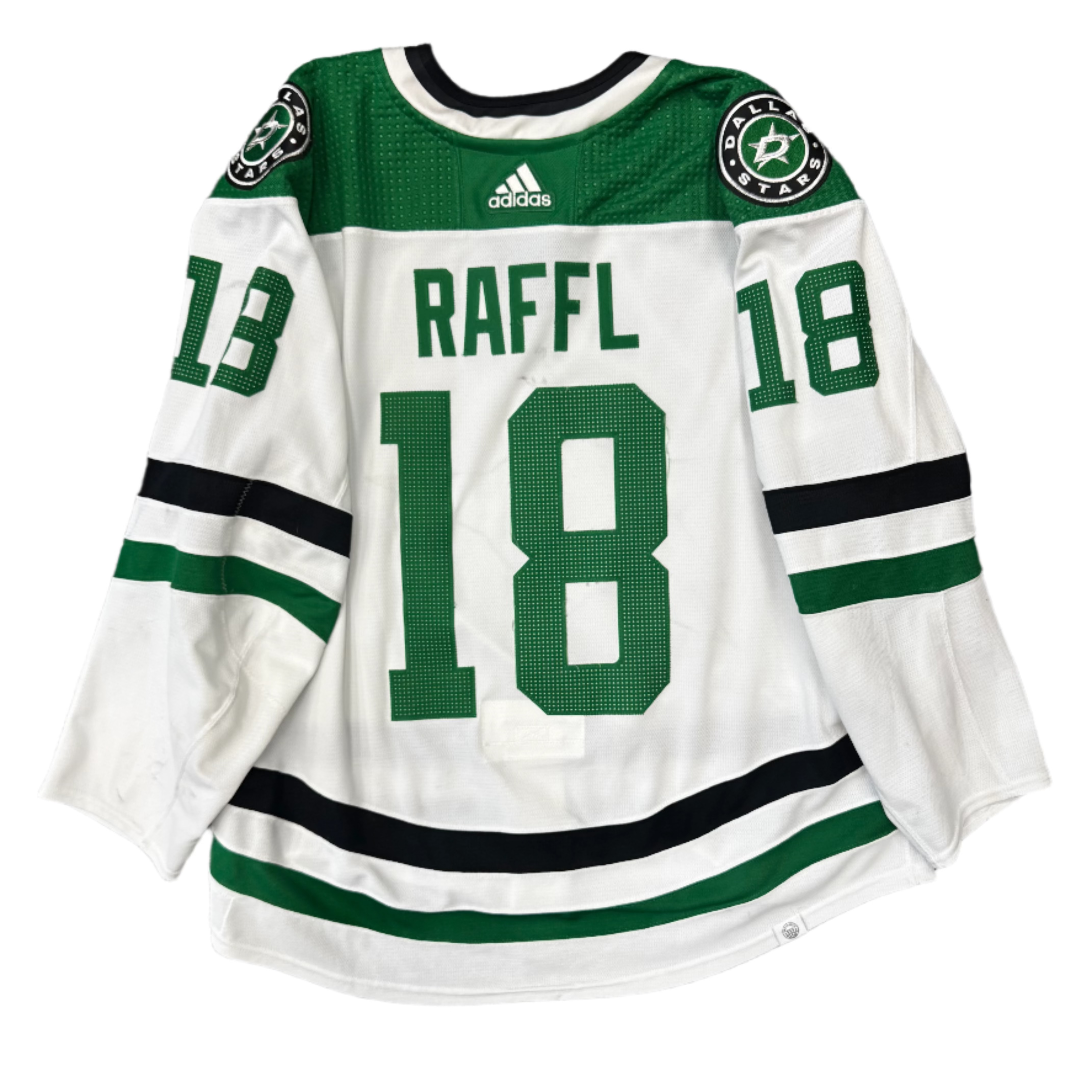 Photo of Dallas Stars Game Worn Away Michael Raffl Jersey - Back View