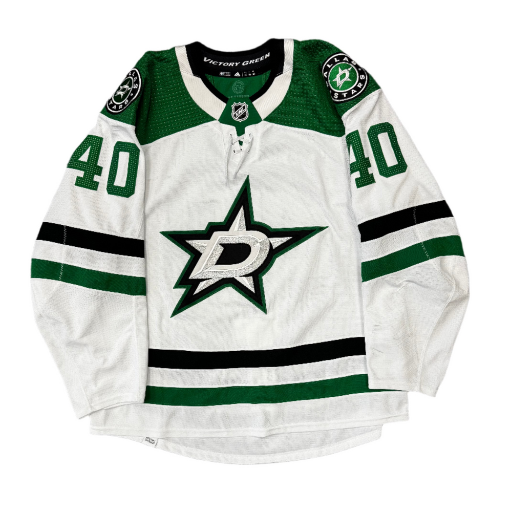Photo of Dallas Stars #40 Peterson Away Game Worn jersey - Front View