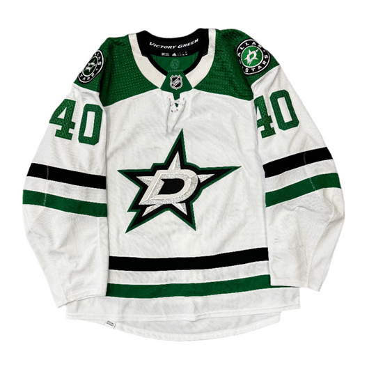 Photo of Dallas Stars #40 Peterson Away Game Worn jersey - Front View