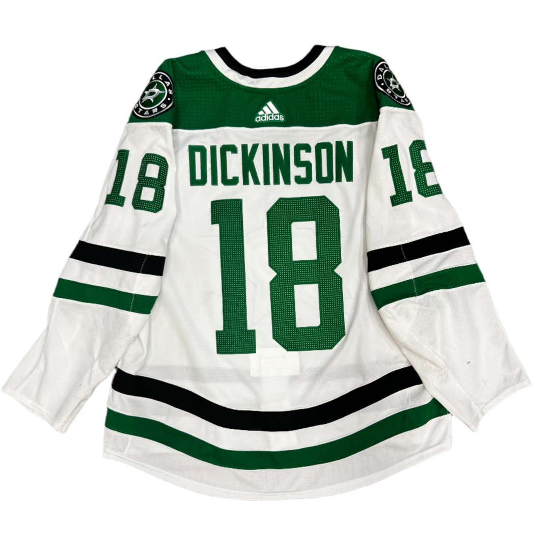 Photo of Dallas Stars #18 Dickinson Away Game Worn Jersey - Back View