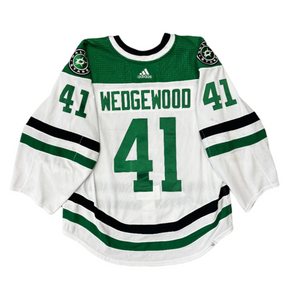 Photo of Dallas Stars #41 Wedgewood Away Game Worn jersey - Back View