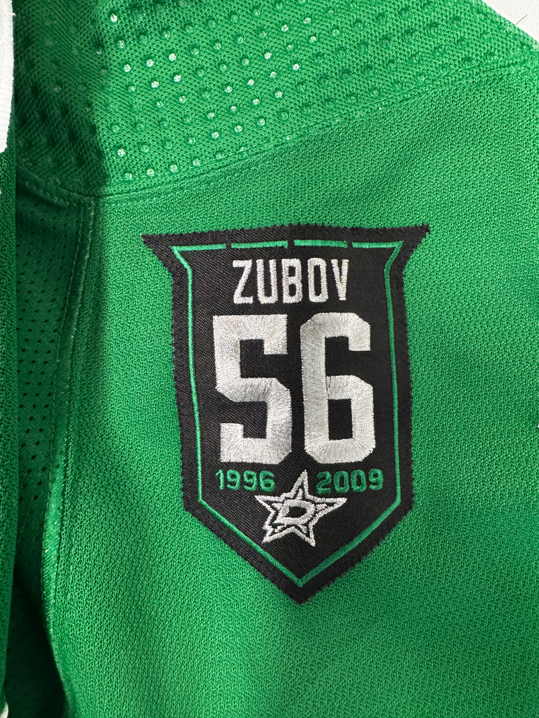 Photo of Zubov Patch on front of jersey
