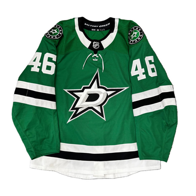 Photo of Dallas Stars Gemel Smith Jersey Home Green - Front View