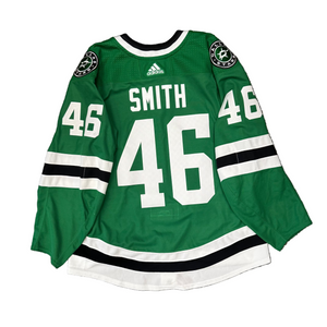 Photo of Dallas Stars Gemel Smith Jersey Home Green - Back View