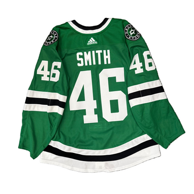 Photo of Dallas Stars Gemel Smith Jersey Home Green - Back View