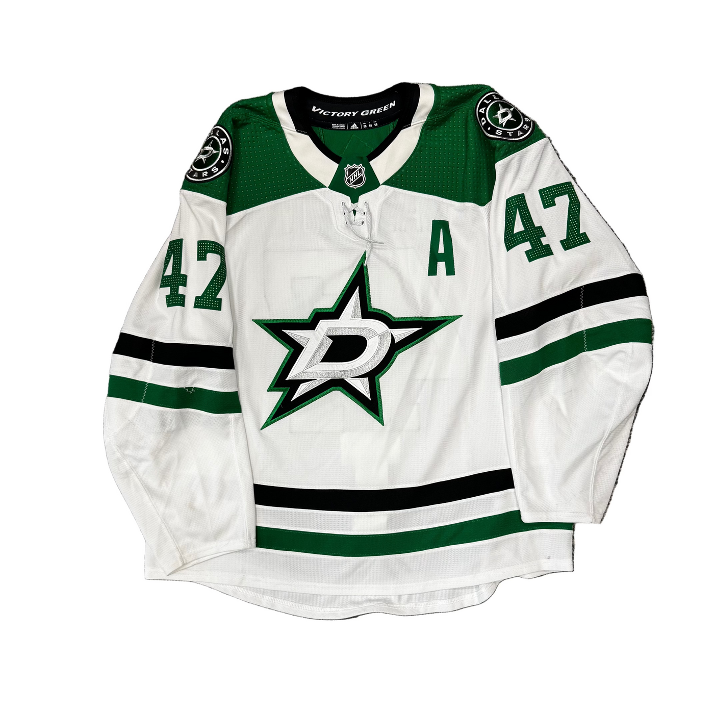 Alexander Radulov Game Worn Away Jersey - Front View