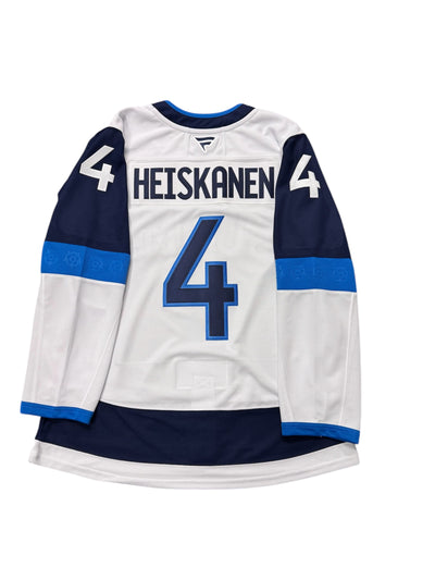 FANATICS PREMIUM 4 NATIONS MIRO HEISKANEN FINLAND JERSEY - BACK VIEW