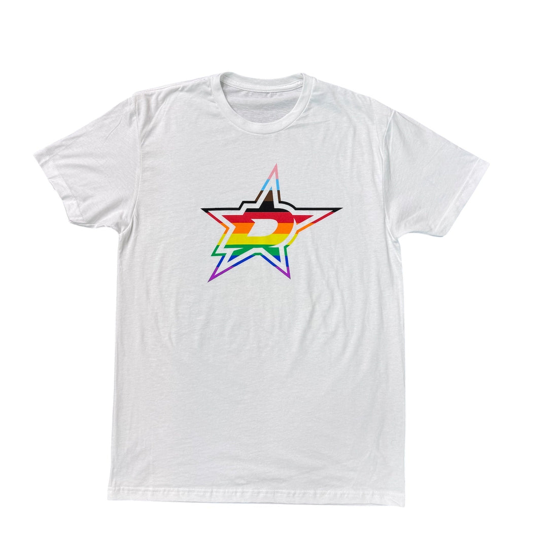 DALLAS STARS PRIDE S/S TEE - front view 