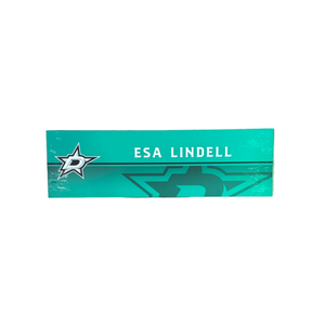 Photo of Dallas Stars Esa Lindell Media Nameplate