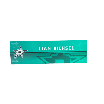 Photo of Dallas Stars Lian Bichsel Media Nameplate 