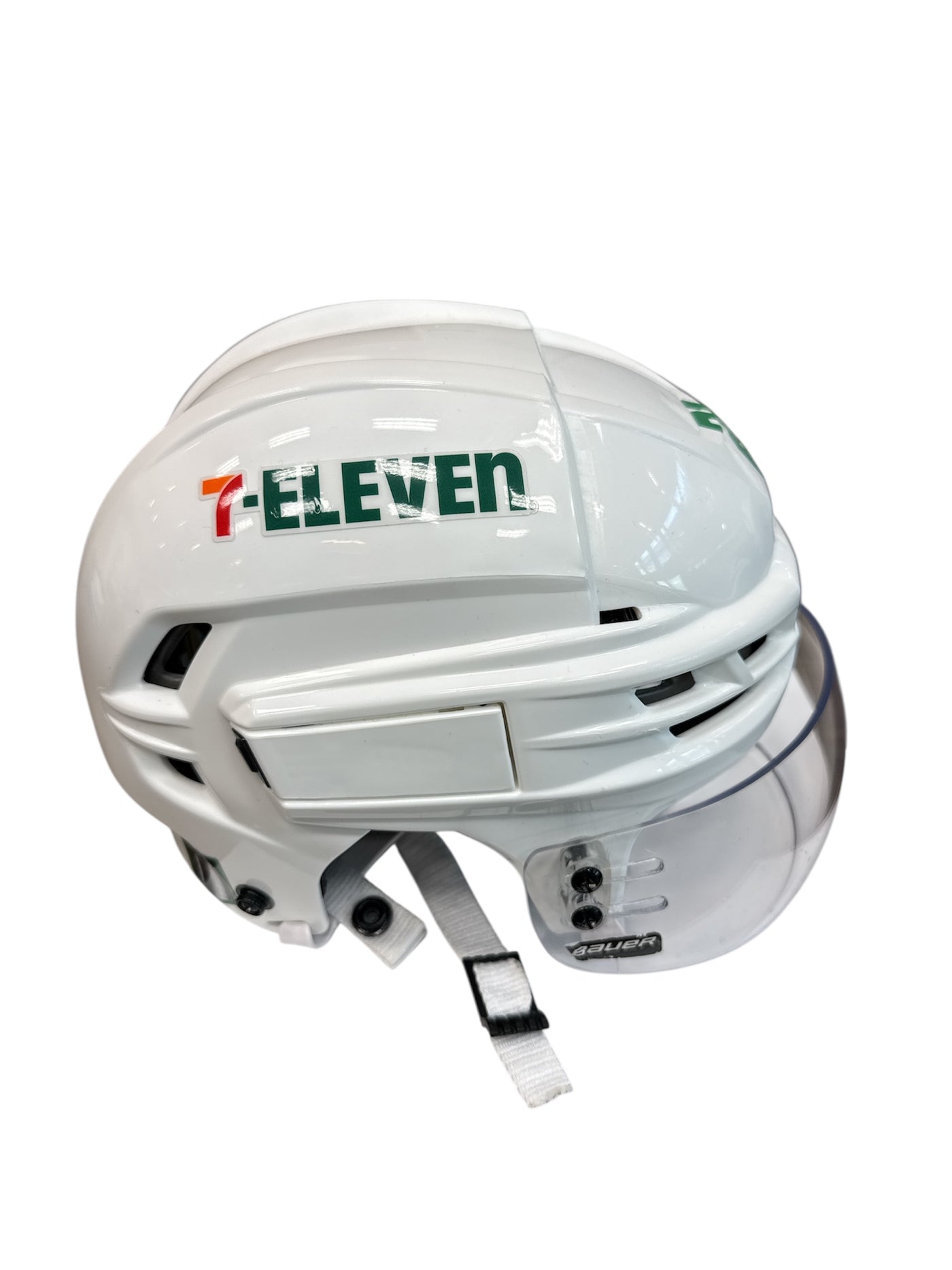 Photo of Dallas Stars #21 Game Worn Away White Hockey helmet - Right side View