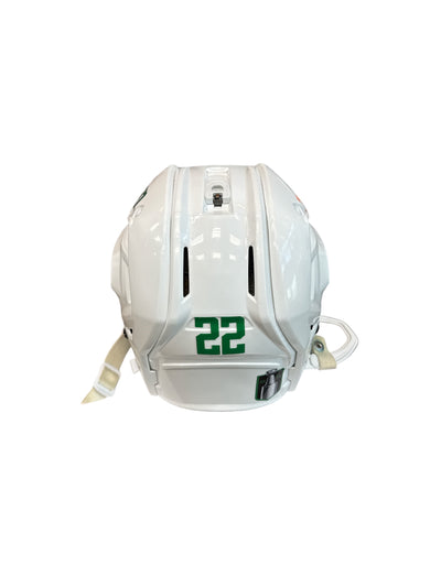 Photo of Dallas Stars #22 Away Game Worn Helmet - Back View