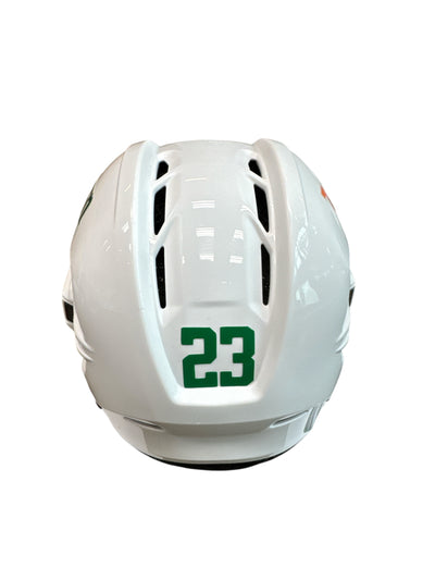 Photo of Dallas Stars #23 Away Game Worn Helmet - Back View