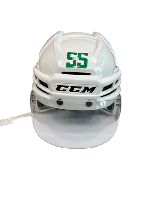 Photo of Dallas Stars #55 Away Game Worn Helmet - Front View