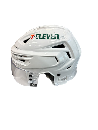 Photo of Dallas Stars #18 Game Worn Away Helmet - Left Side View