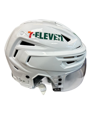 Photo of Dallas Stars #18 Game Worn Away Helmet - Right Side View