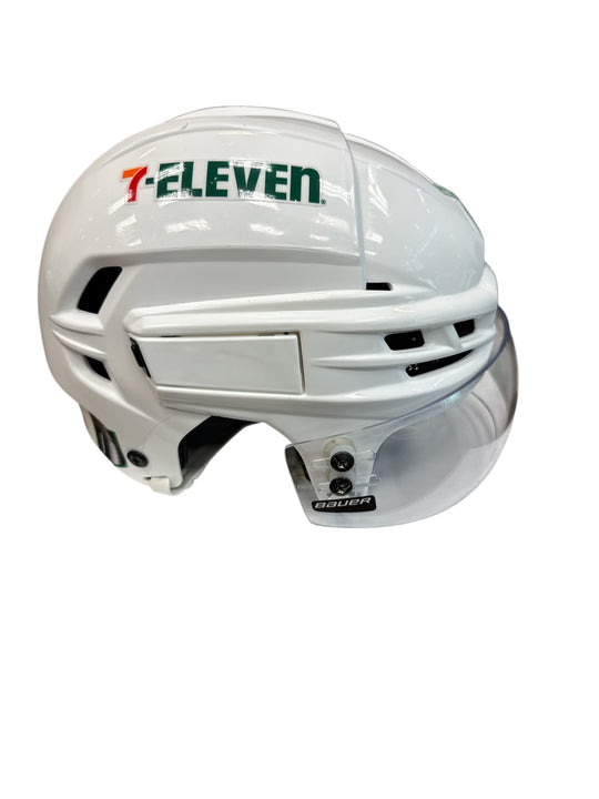 Photo of Dallas Stars #28 Game Worn Away Helmet- Right Side View
