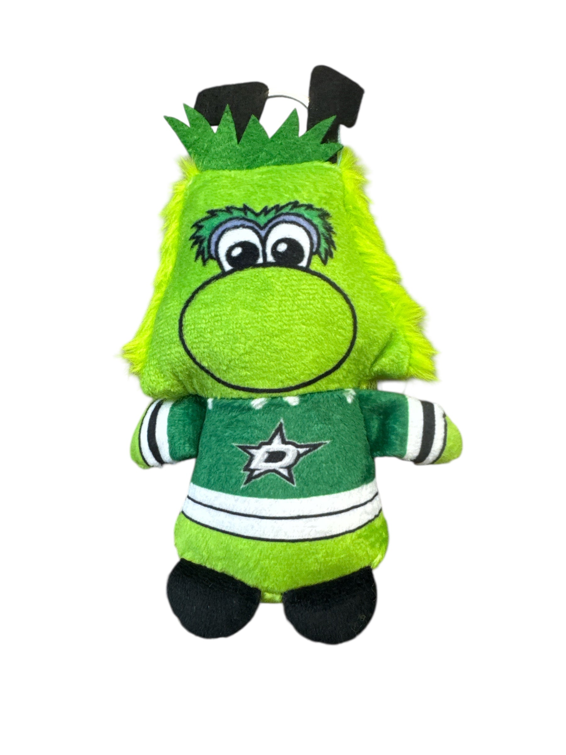 DALLAS STARS VICTOR E GREEN MASCOT PLUSH KEYCHAIN