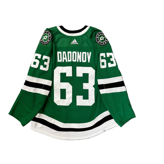 Photo of #63 Dadonov Game Worn Home Jersey - Back View 