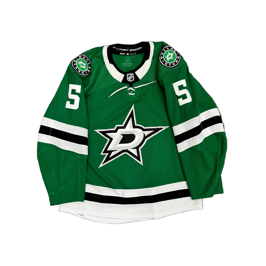 Photo of #5 Lundkvist Game Worn Home Jersey - Front View 