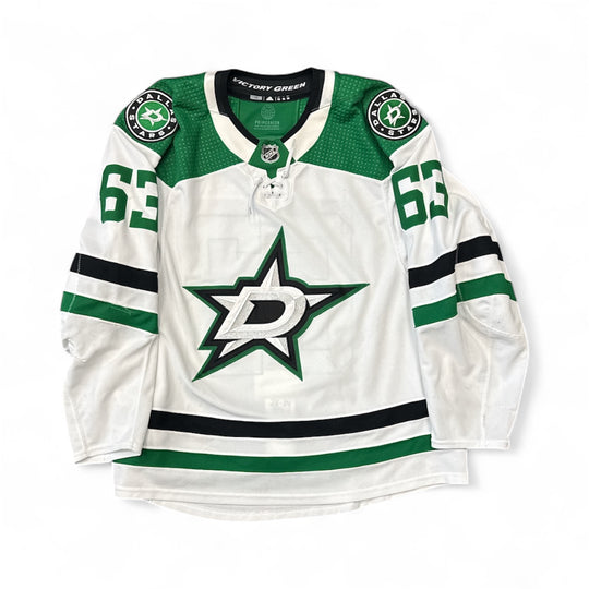 Photo of Dallas Stars Away Set 1 Evgenii Dadonov Game Worn Jersey - Front View