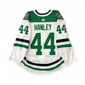 Photo of Dallas Stars Away Set 1 Joel Hanley Game Worn Jersey - Back View