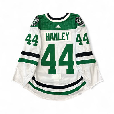 Photo of Dallas Stars Away Set 1 Joel Hanley Game Worn Jersey - Back View