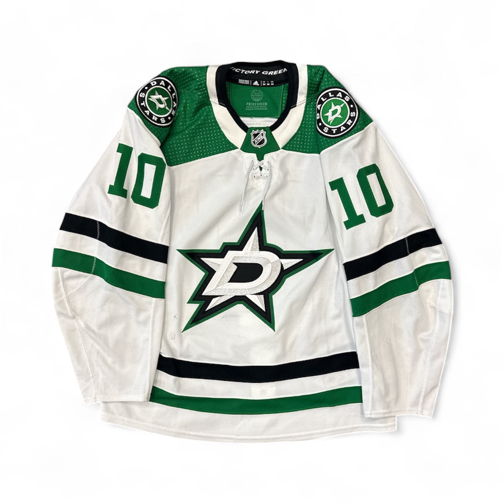 Photo of Dallas Stars Away Set 1 Ty Dellandrea Game Worn Jersey - Front View