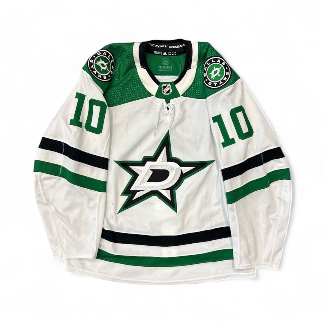 Photo of Dallas Stars Away Set 1 Ty Dellandrea Game Worn Jersey - Front View