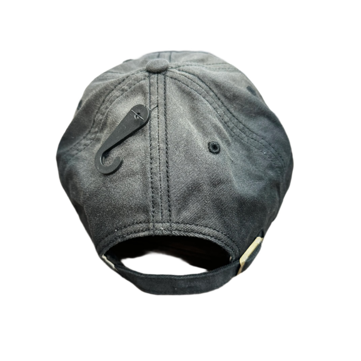 Photo of Black Adjustable Cap- Back View