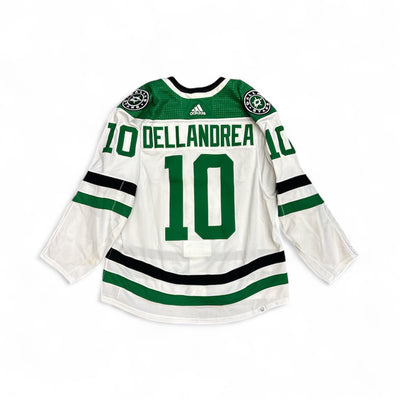 Photo of Dallas Stars #10 Dellandrea Game Worn Jersey Away White - Back View
