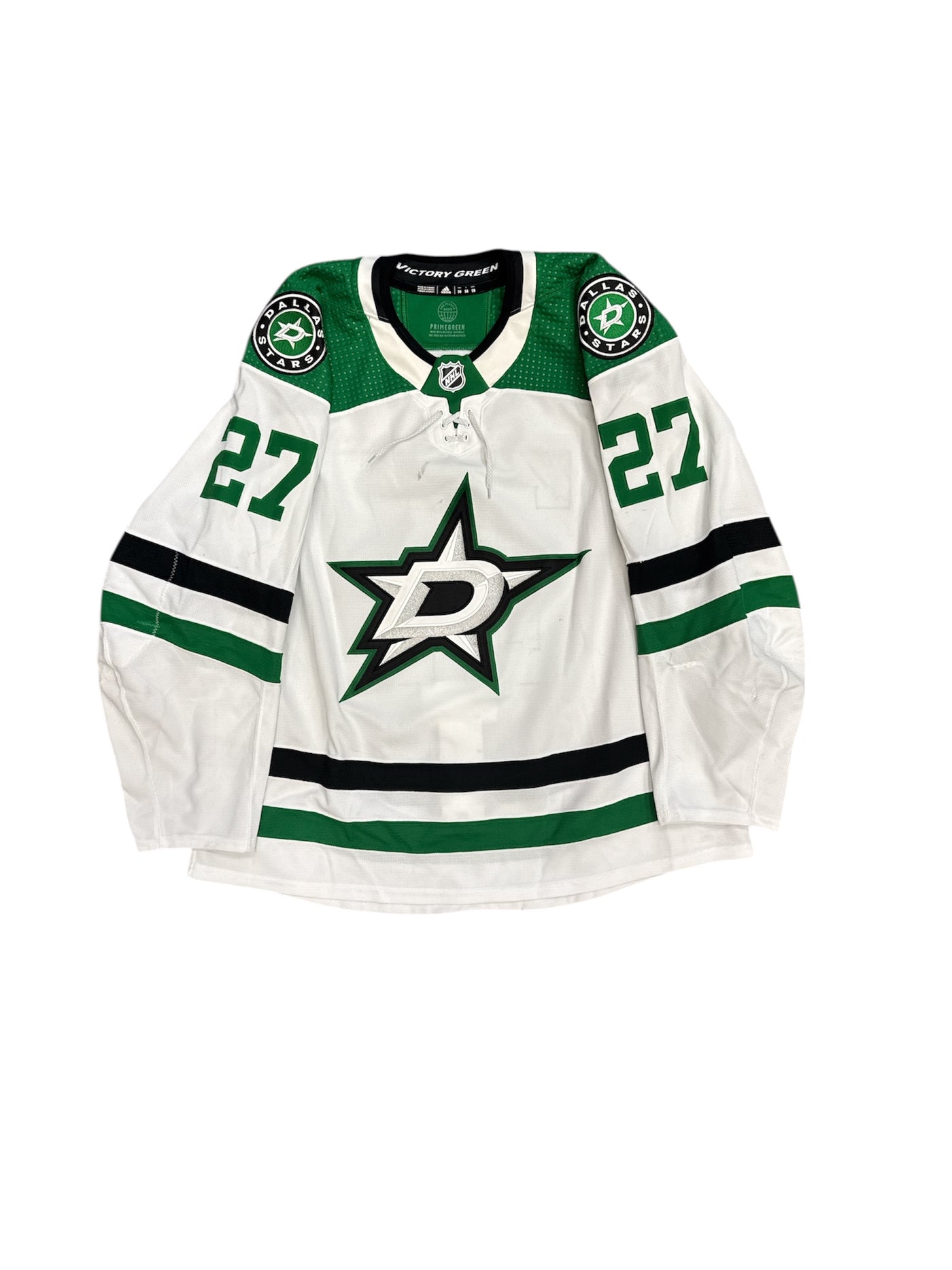 Photo of Dallas Stars #27 Marchment Game Worn Away Jersey - Front View