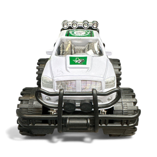 Dallas Stars Toy monster truck with large wheels on a white background front view