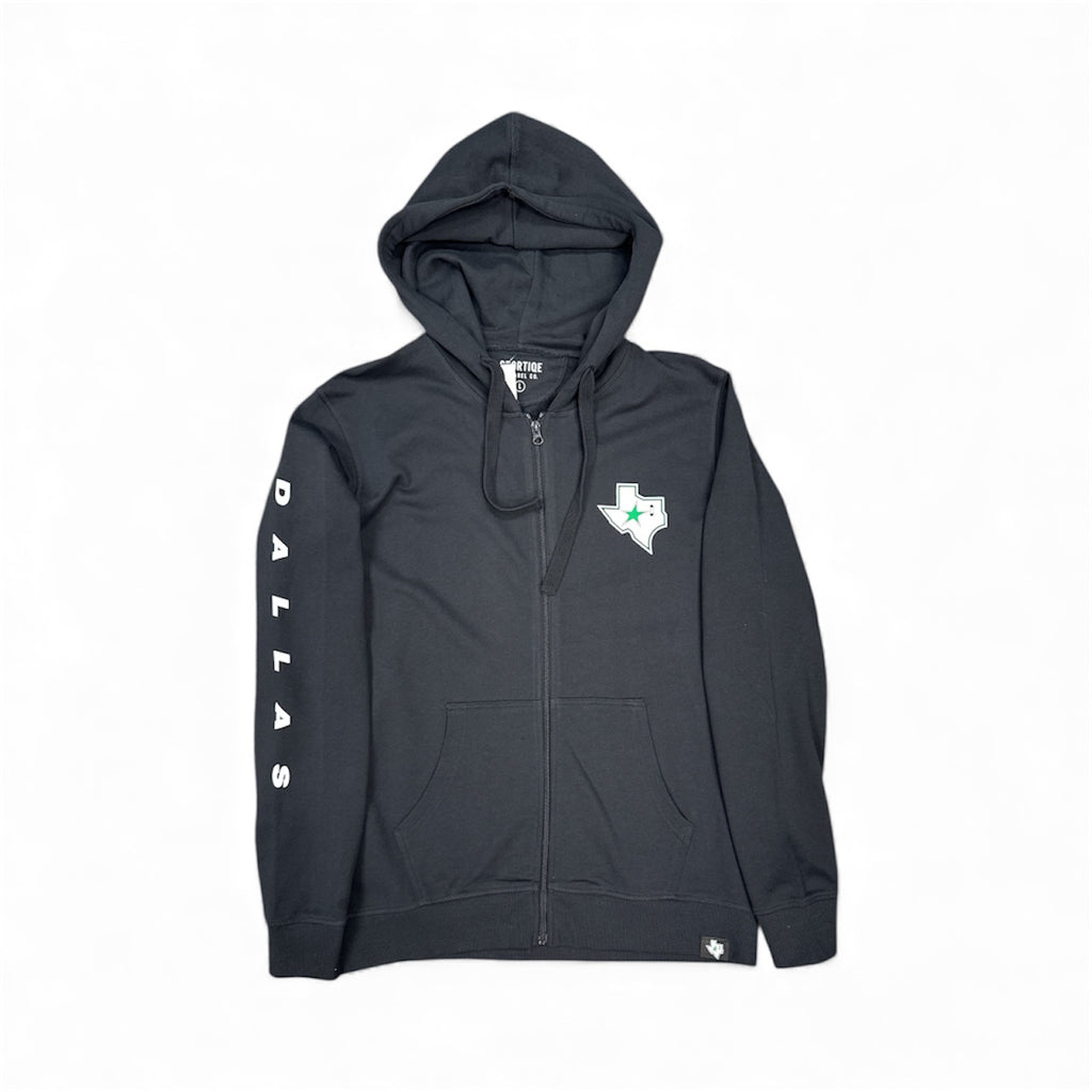 DALLAS STARS SPORTIQE '99 3RD BUXTON FULL ZIP JACKET BLACK